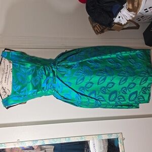 Vintage Handmade Brocade Sleeveless Cocktail Dress